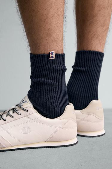 CALCETINES COLOR BLOCK CHAMPION ® X ZARA - Azul de Zara - Imagen 0