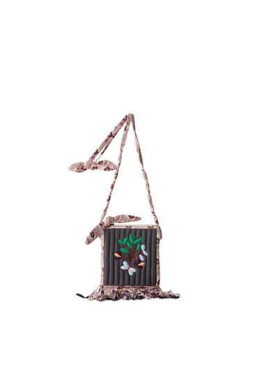 FRINGED CROSSBODY BAG - Multicoloured by Zara