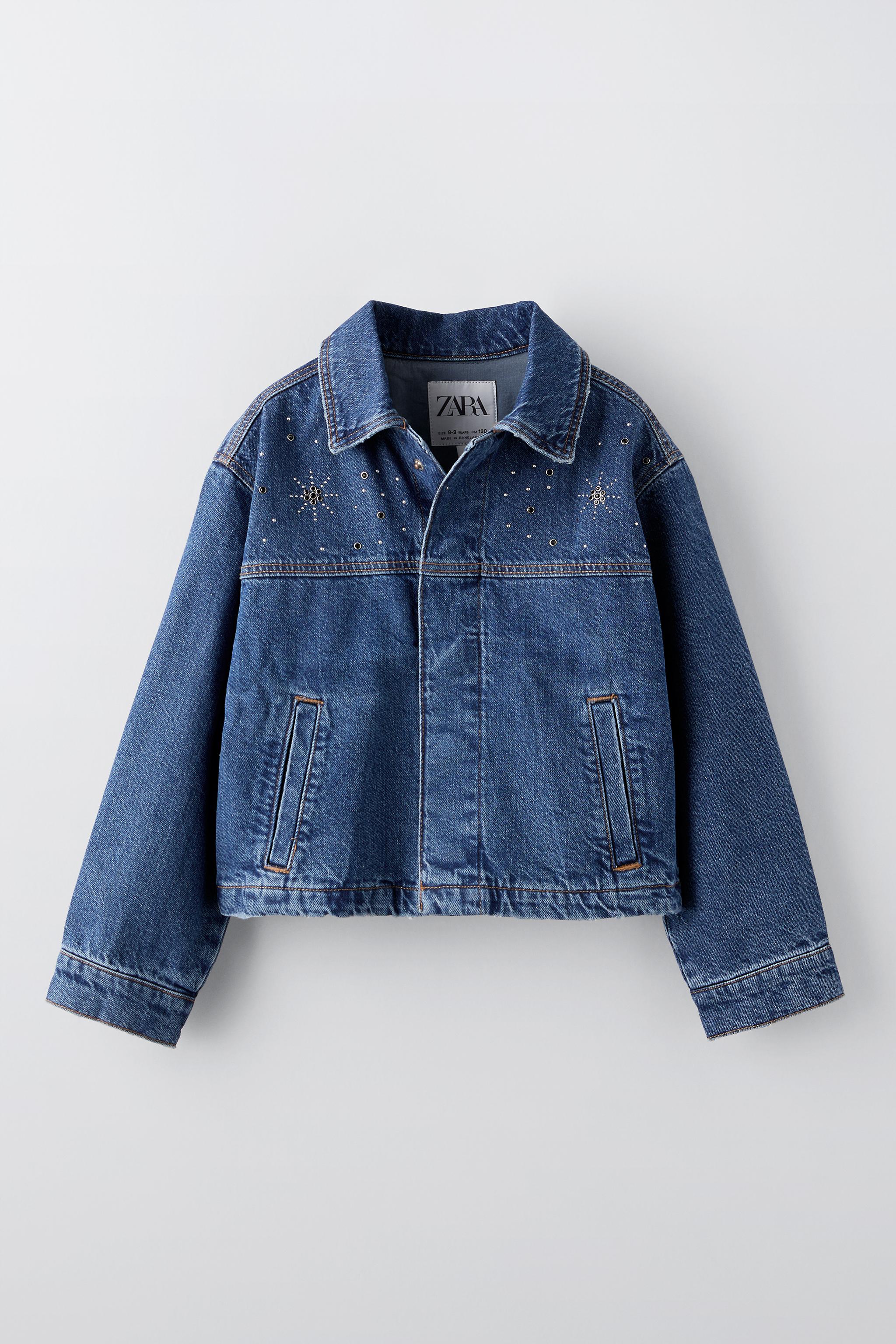 Veste en jean personnalisable zara sale