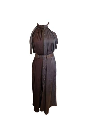 ZARA SRPLS BELTED DRESS