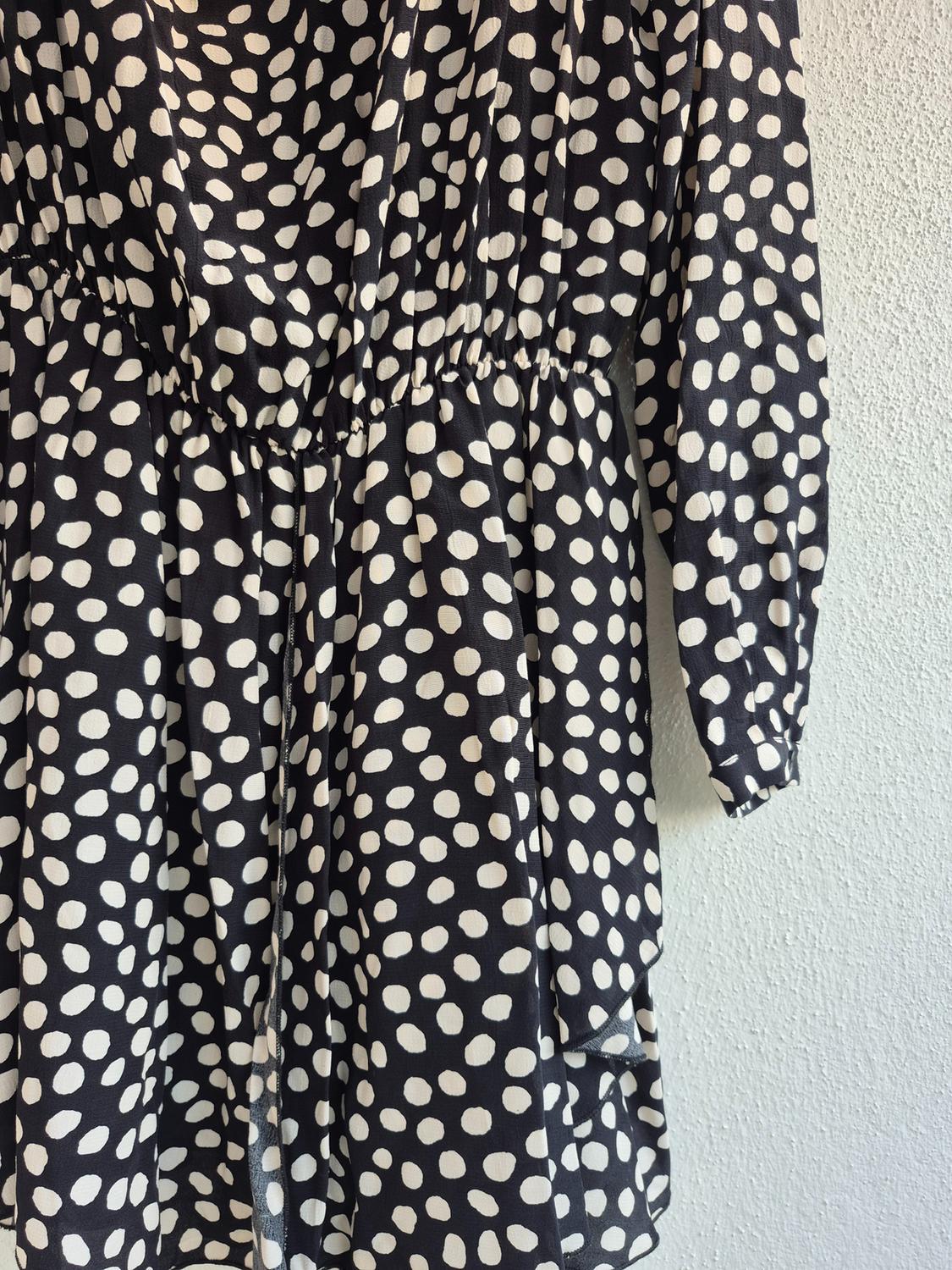 SHORT DRESS WITH A POLKA DOT PRINT - Image 2