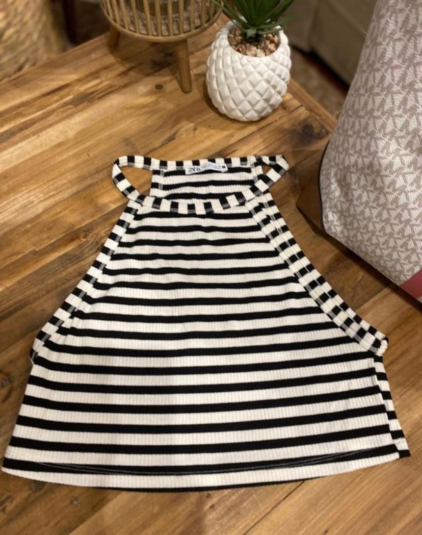 RIBBED HALTER TOP - Image 4