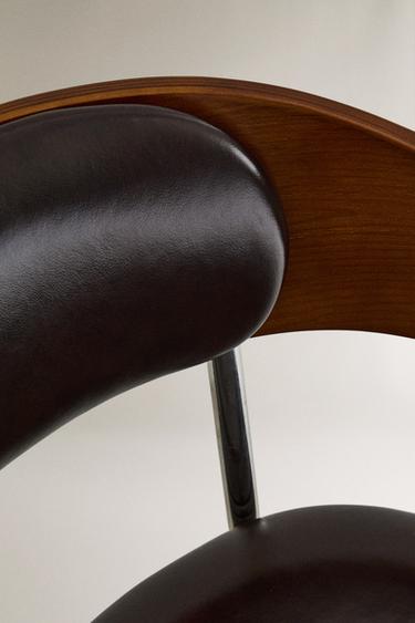 CHAISE DE BUREAU À ROULETTES - Noir de Zara - Image 5
