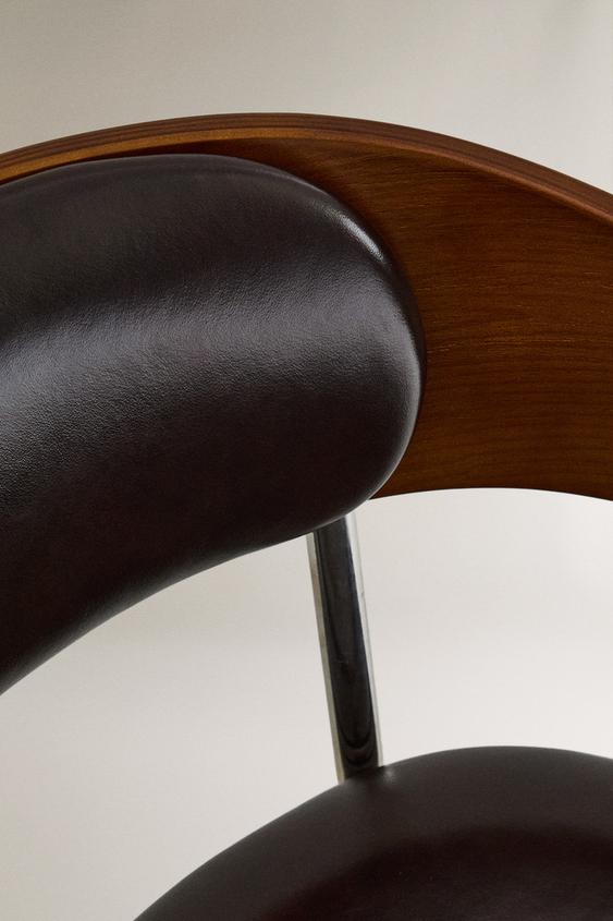 CHAISE DE BUREAU À ROULETTES - Noir de Zara - Image 5