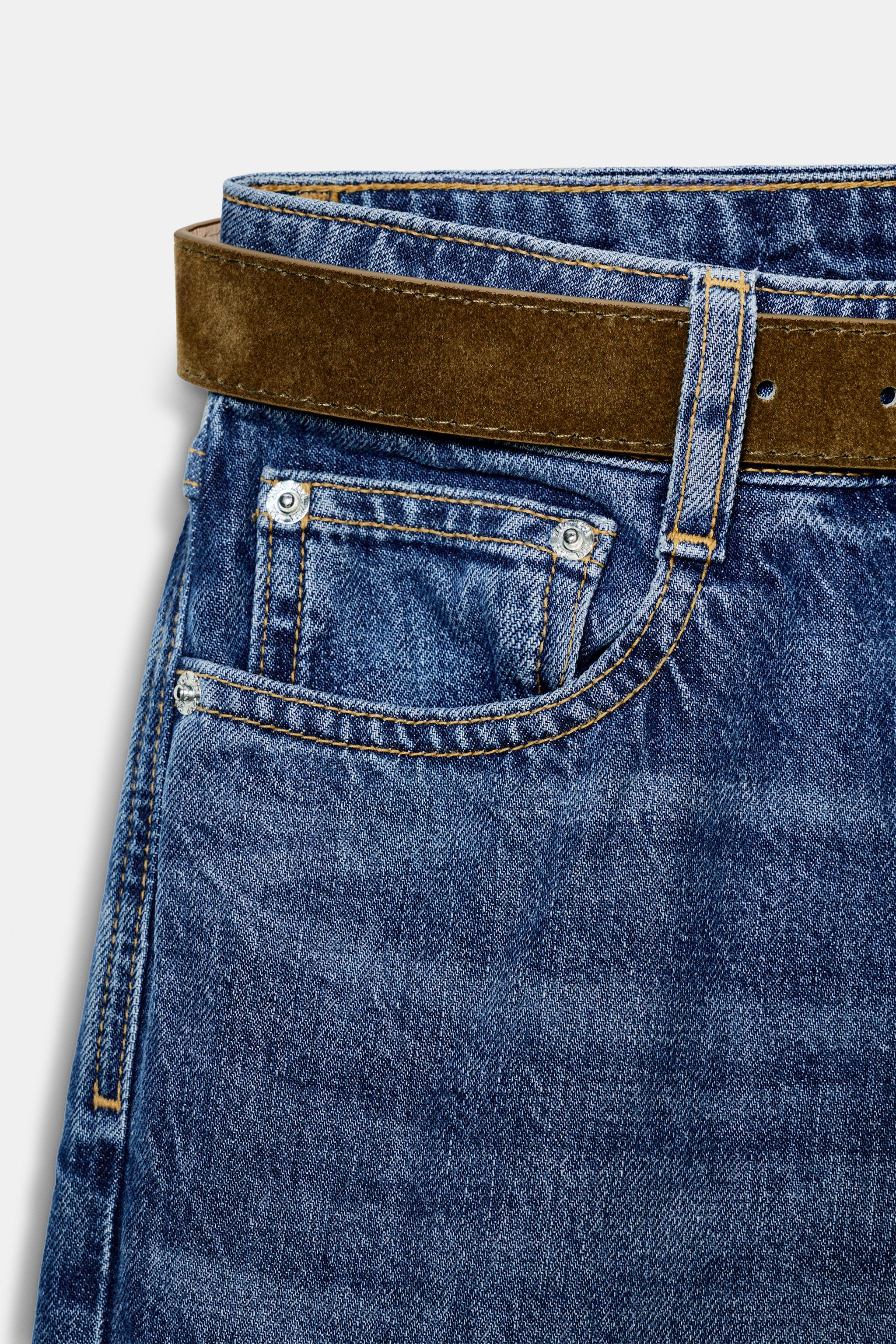 KEMERLİ Z1975 WIDE LEG CROP JEAN - Görsel 11