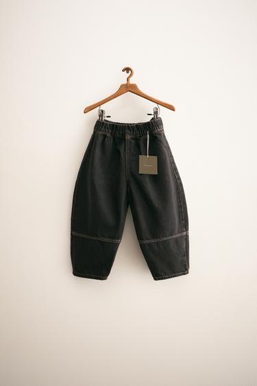 ZARA TIMELESS - JEANS BALLOON - Marrón de Zara - Imagen 0