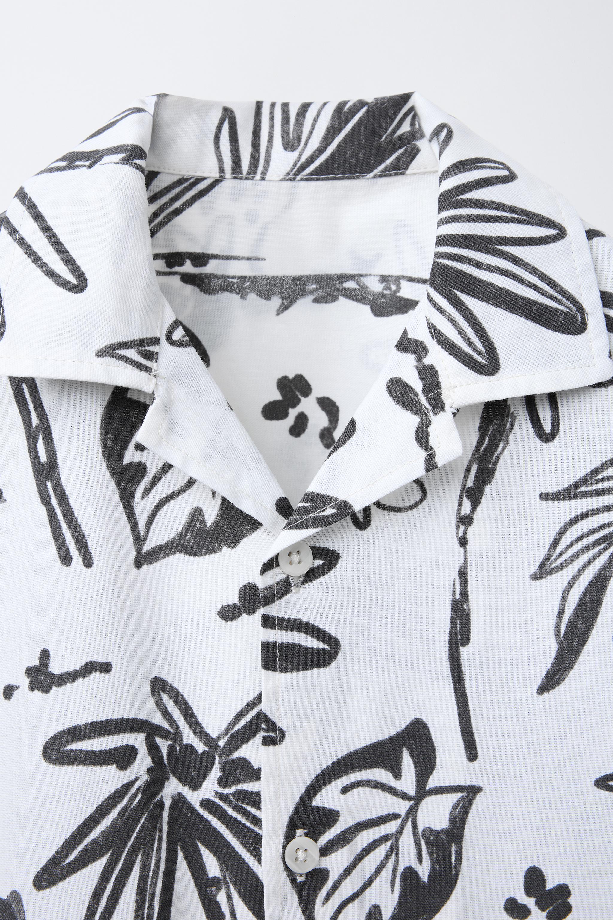 CHEMISE IMPRIMÉE PALMIERS