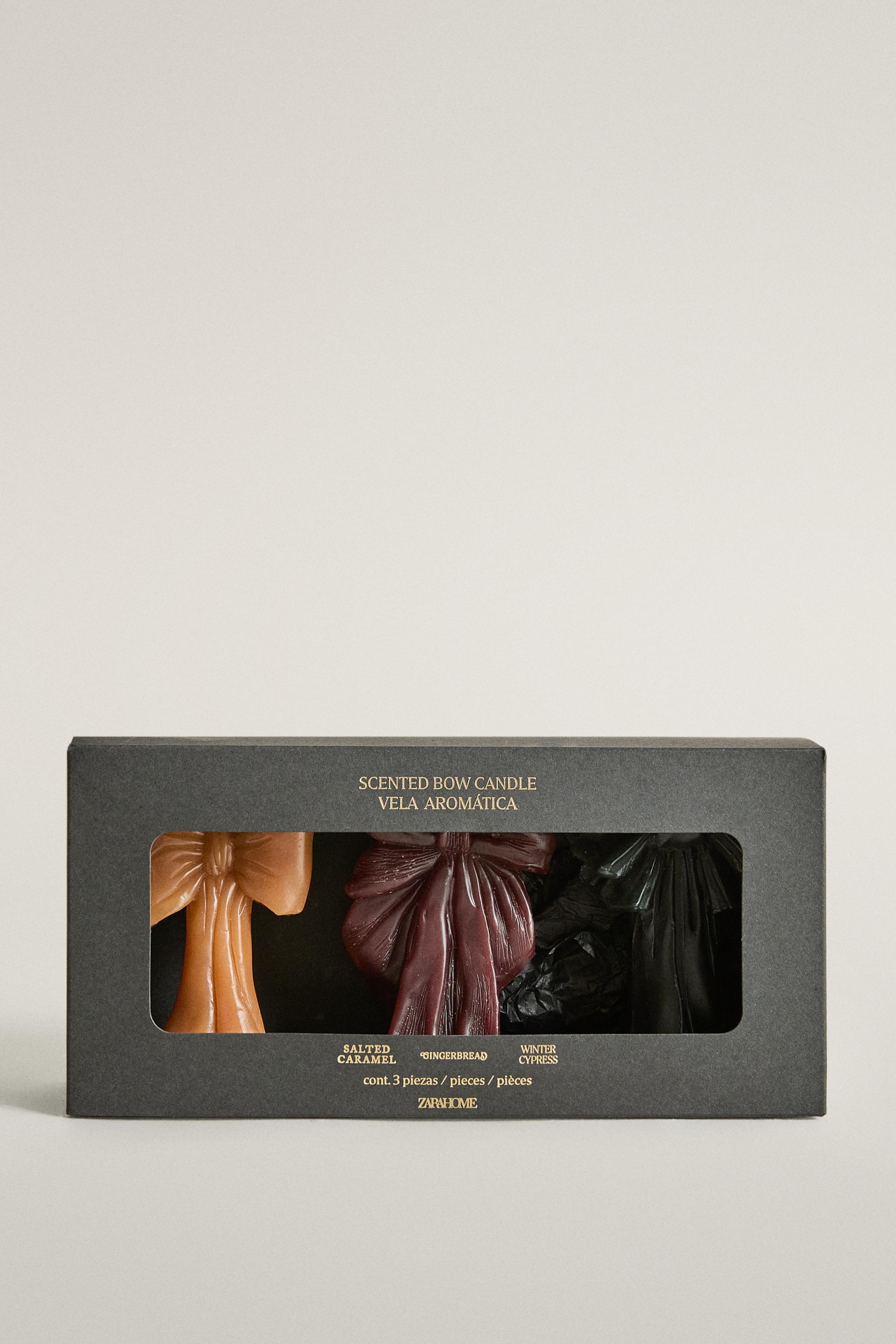 BOW SCENTED CANDLES PACK (PACK OF 3)