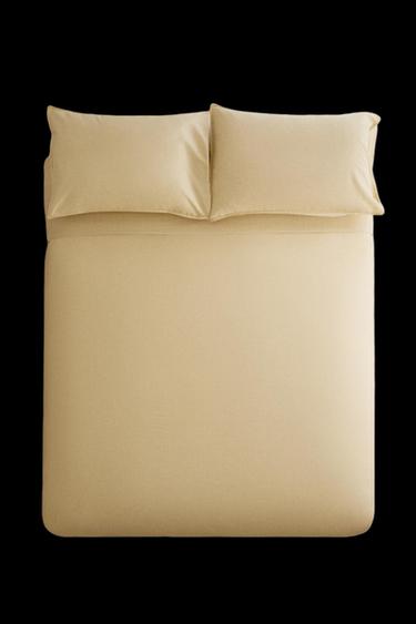 GESTREIFTER WENDE-BETTBEZUG - Gelb von Zara - Bild 0