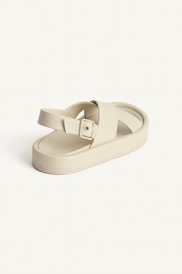LTHR CRSSVR SNDLS - Blanc de Zara - Image 6