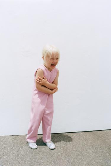 PLAIN JUMPSUIT - Pastel pink by Zara