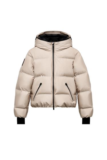 WATER RESISTANT WINDPROOF RECCO® TECHNOLOGY 스키 컬렉션 80% 다운 20% 페더 패딩 점퍼 - Zara 카바