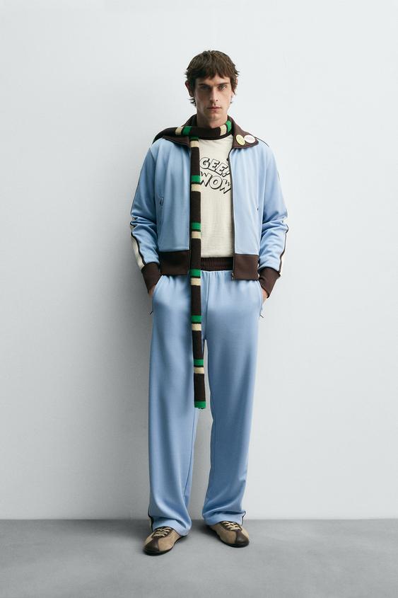 CONTRAST JOGGER JACKET HARRY LAMBERT FOR ZARA X DISNEY