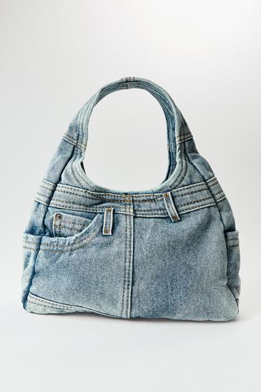 DENIM HANDBAG - Denim Blue by Zara