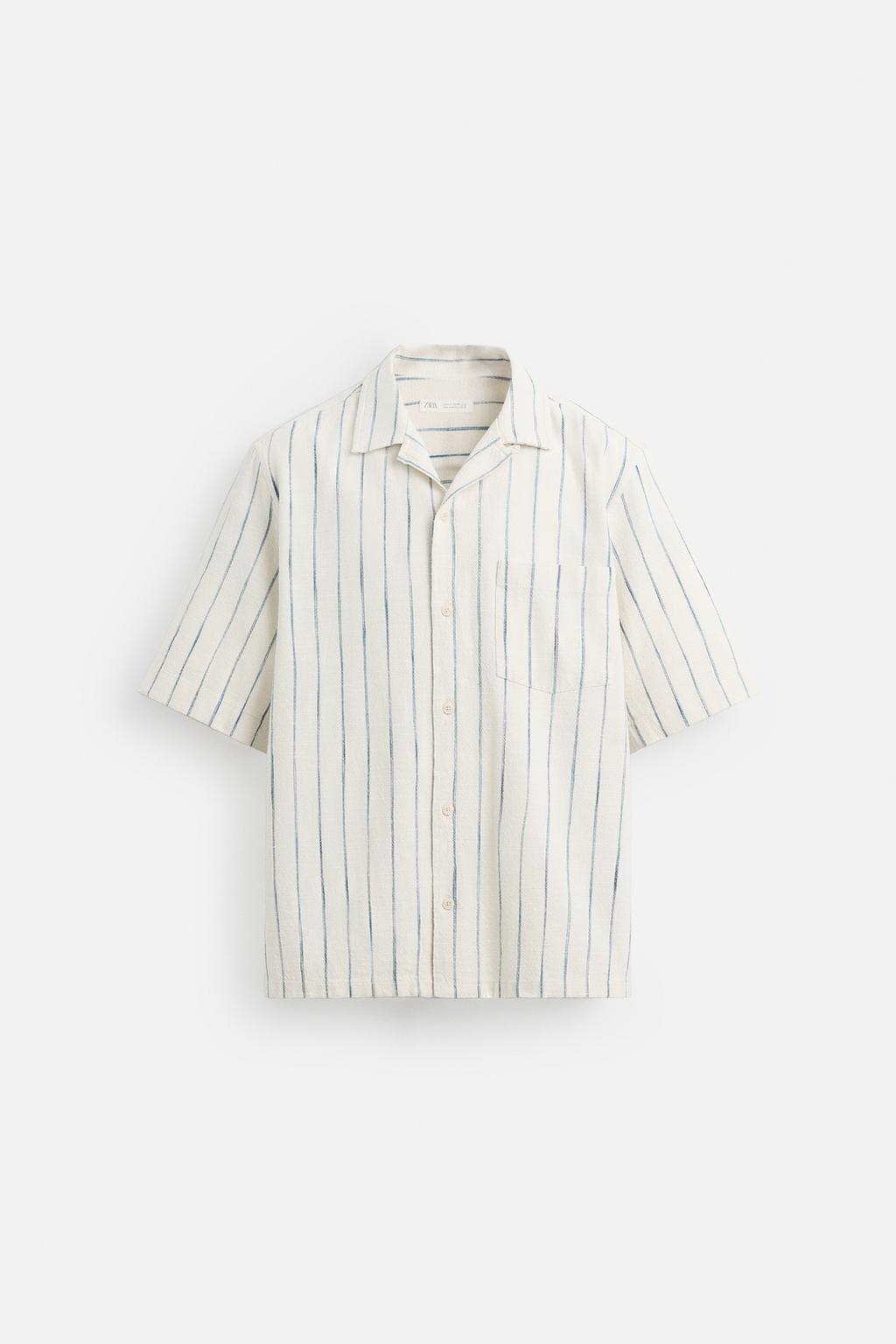 Thumbnail image for STRIPED TEXTURED SHIRT