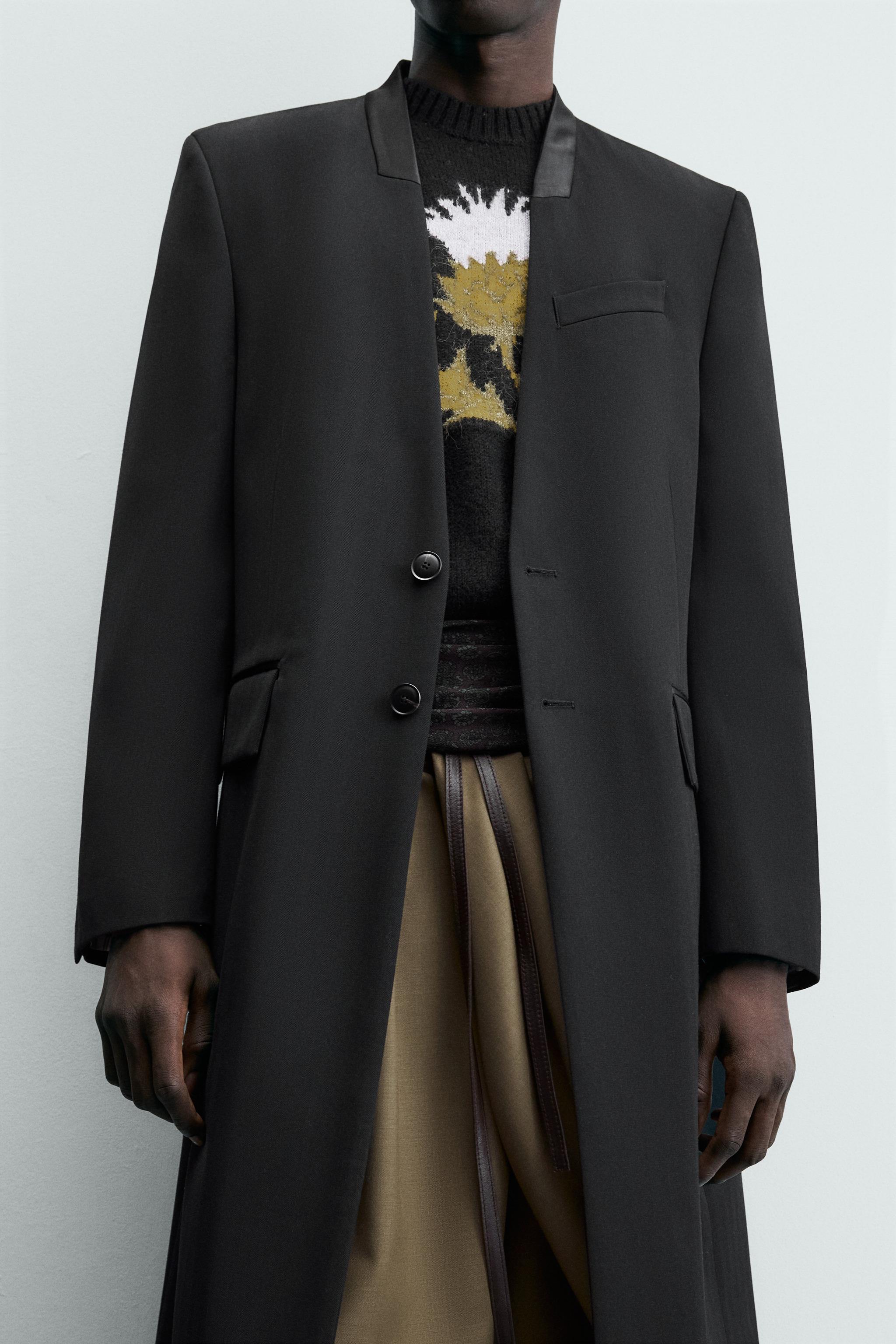 STRIPED JACQUARD FROCK COAT LIMITED EDITION