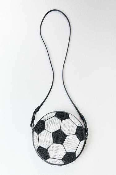 BOLSO BANDOLERA APLIQUES BRILLANTES - Multicolor de Zara