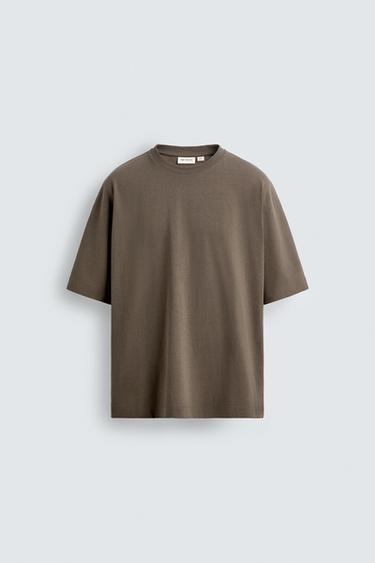 WASHED HEAVYWEIGHT T-SHIRT - Earth by Zara - Image 5