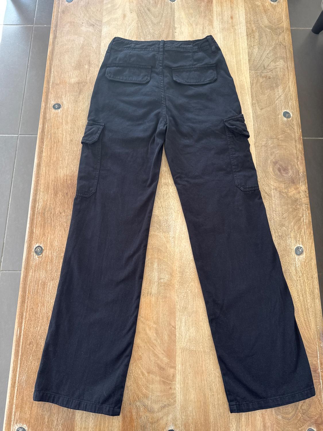 HIGH-RISE STRAIGHT-FIT TRF CARGO TROUSERS - Image 2