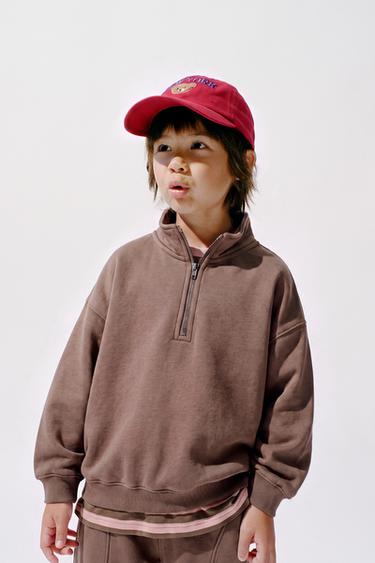VARSITY EMBROIDERED CAP - Red by Zara