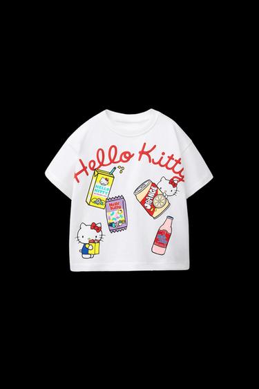 CAMISETA PARCHES HELLO KITTY © - Blanco de Zara - Imagen 0
