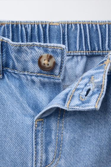 ZARA TIMELESS - JEAN BAGGY PINCES - Indigo clair de Zara - Image 3