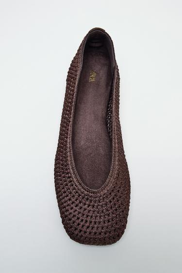BALLARINA TRENADA - Marró de Zara