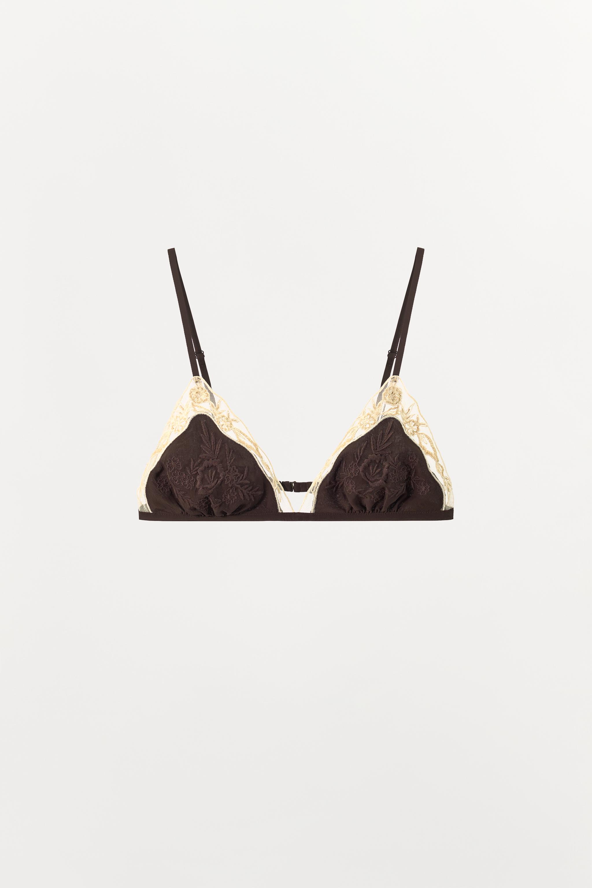 SOUTIEN-GORGE 100% VISCOSE BRODERIES DENTELLE