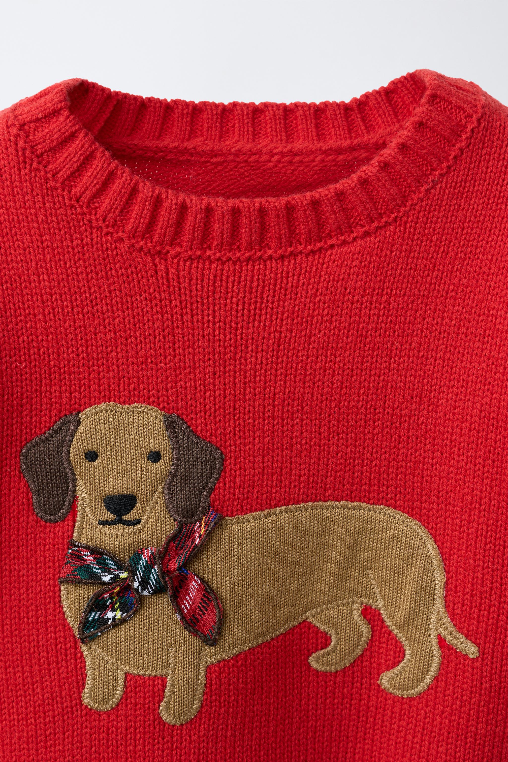 DOG KNIT JUMPER