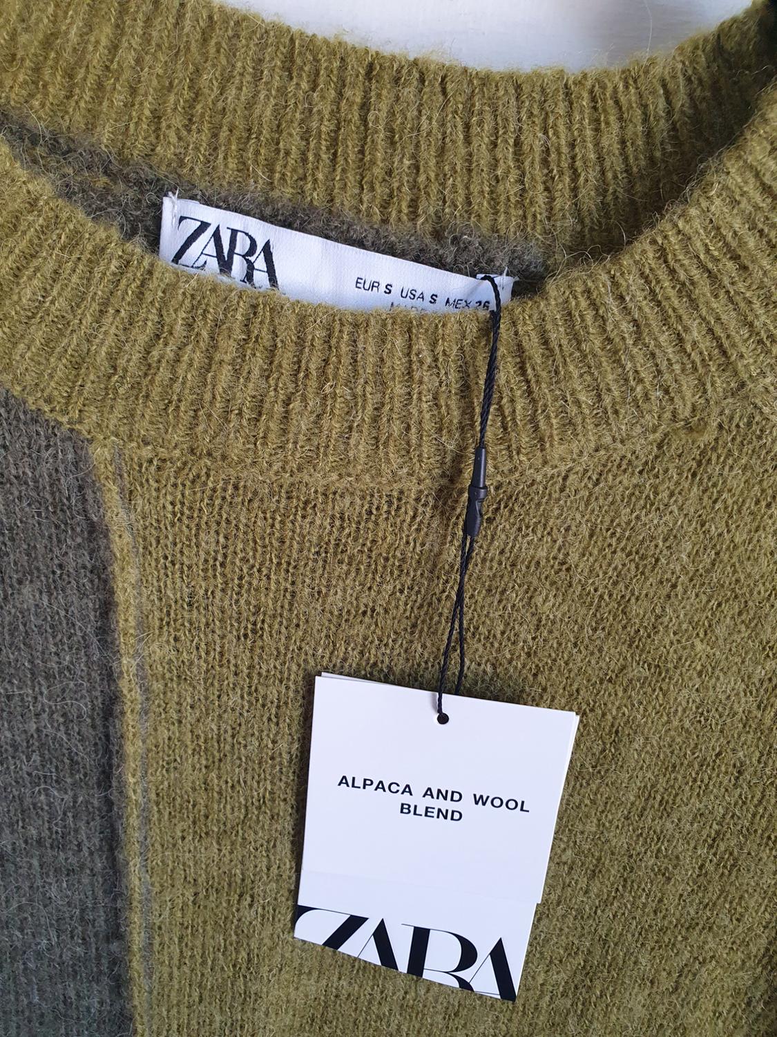 COLOUR BLOCK KNIT SWEATER - Image 2
