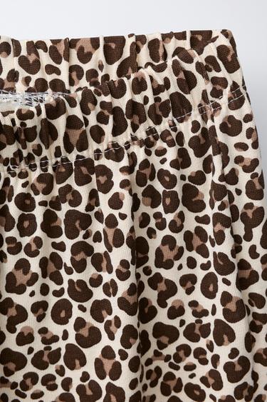 PANTALON BOUFFANT ANIMAL PRINT - Beige clair de Zara - Image 2