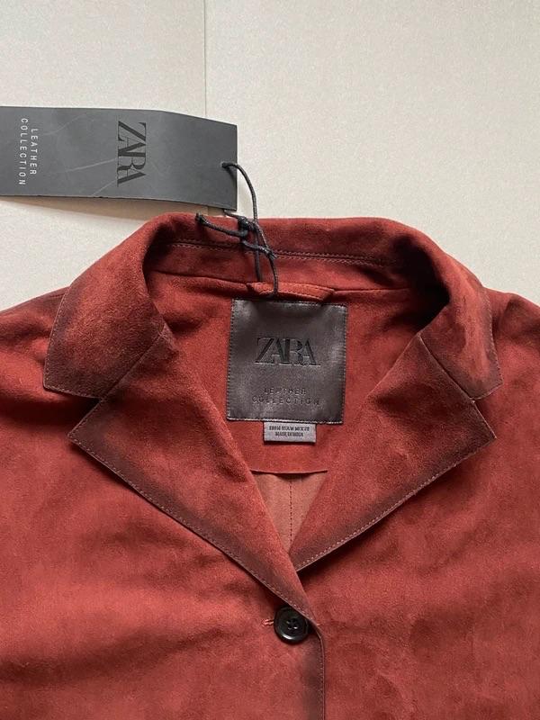 100% SUEDE LEATHER JACKET ZW COLLECTION LIMITED EDITION - Image 3