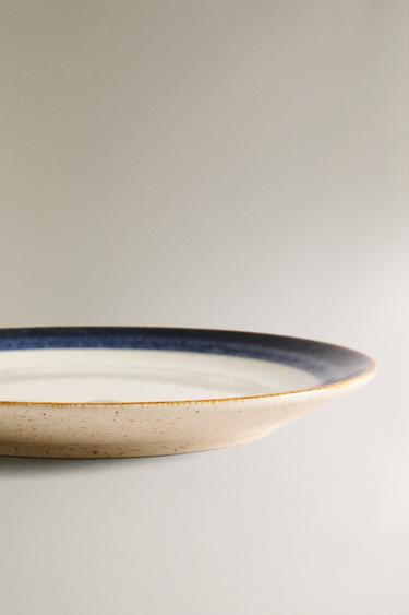 STONEWARE DESSERT PLATE - Blue by Zara - Image 3