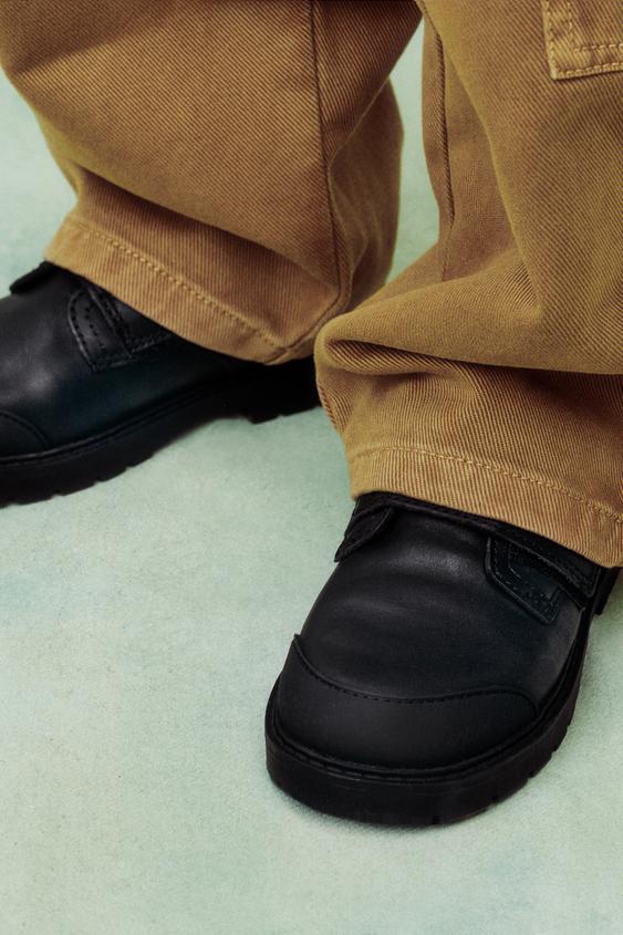 ZAPATO COLEGIAL PIEL - Negro de Zara - Imagen 0