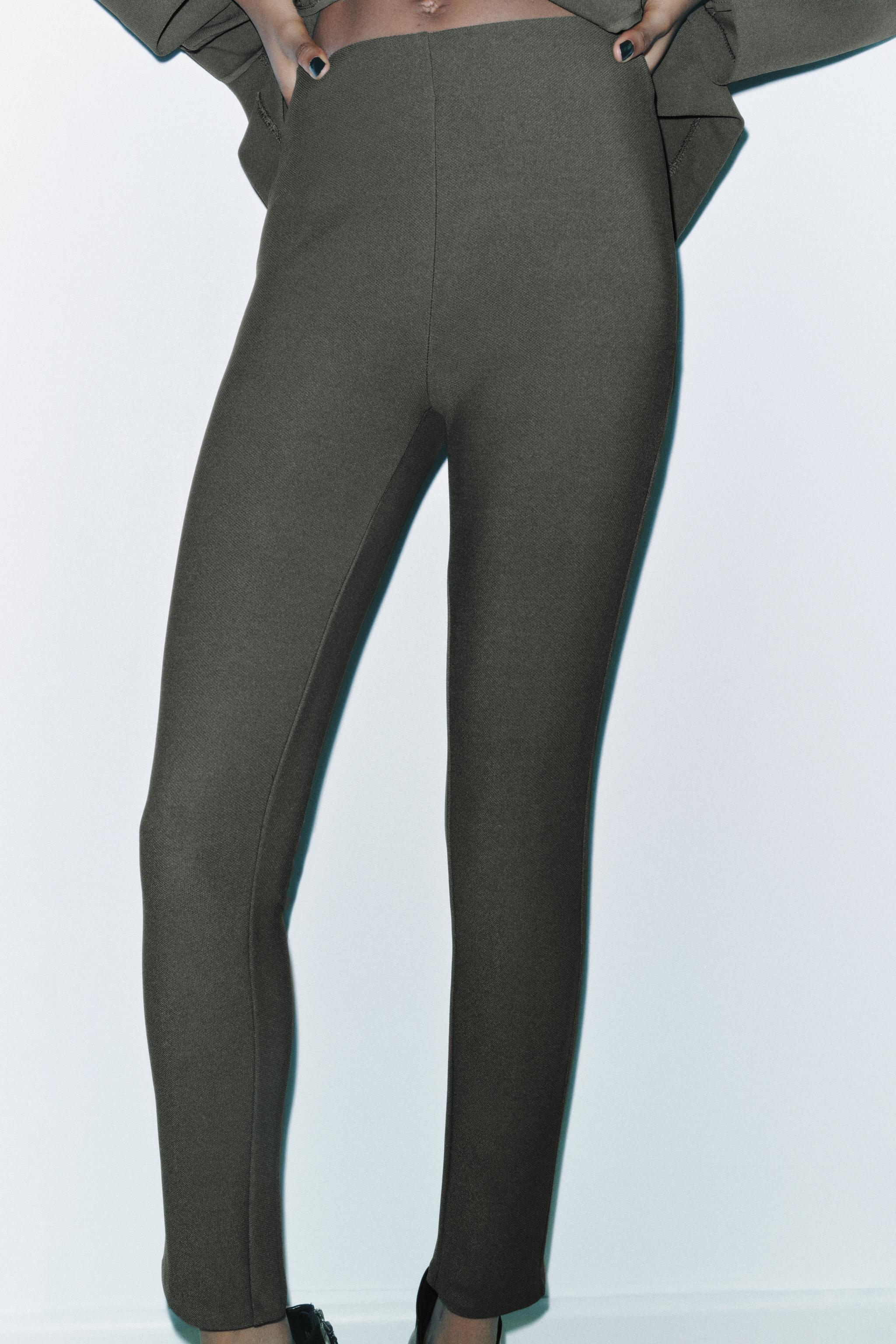 HIGH WAISTED CREPE LEGGINGS