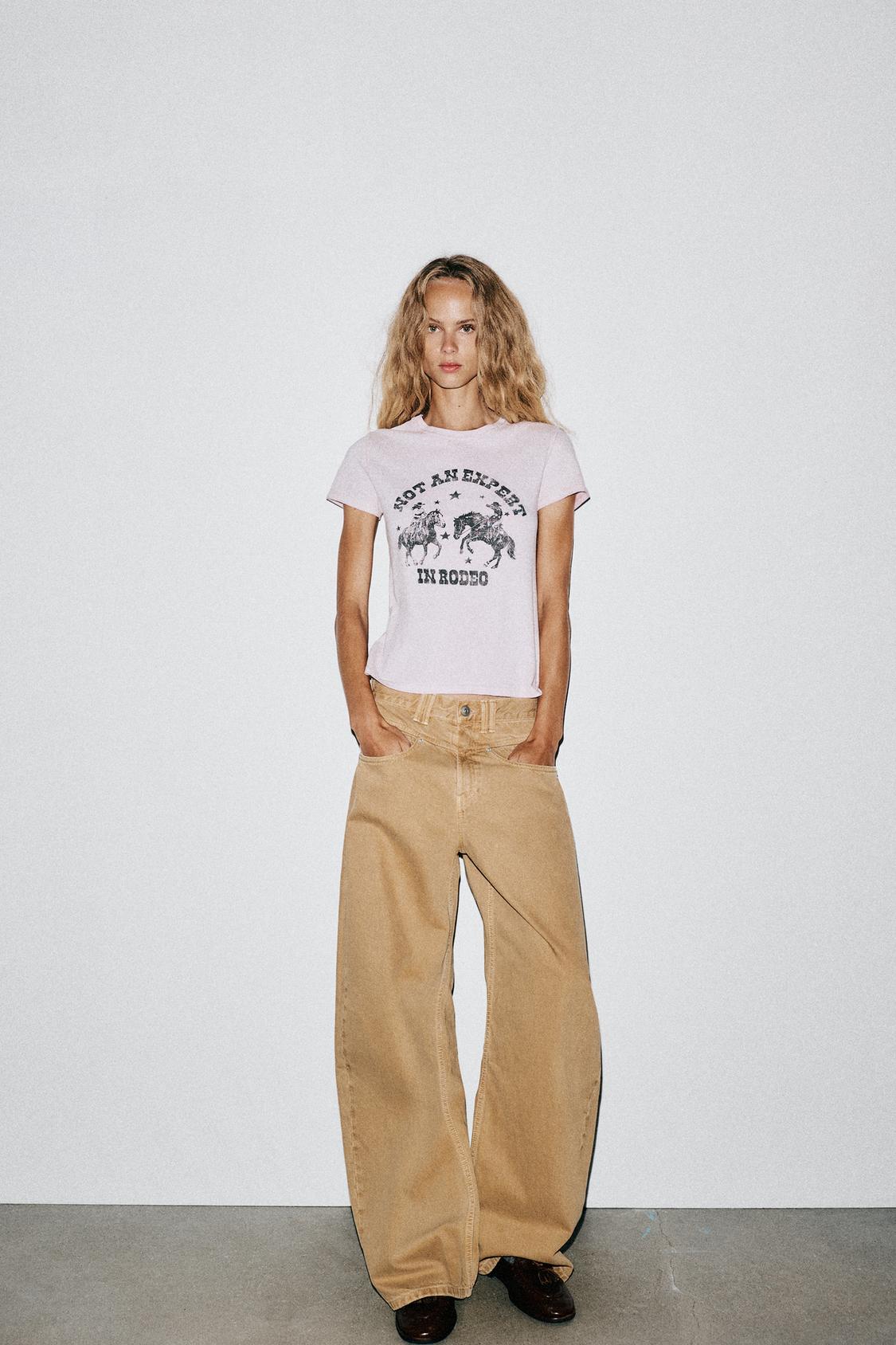 WASHED-EFFECT T-SHIRT