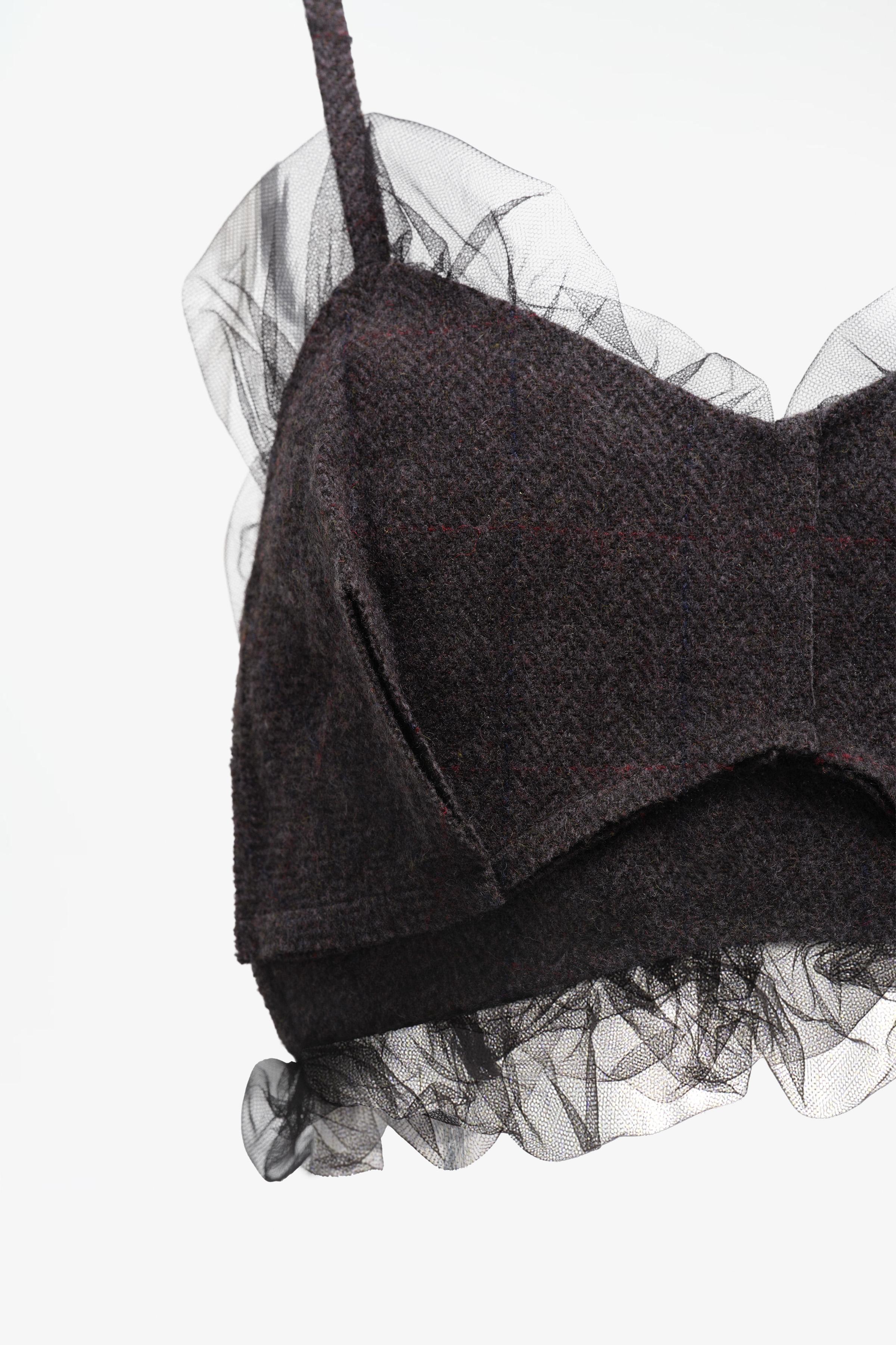 LIMITED EDITION 100% WOOL HERRINGBONE TOP