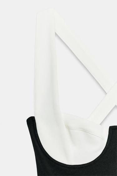ROBE COURTE SKATER - Noir / Blanc de Zara - Image 6