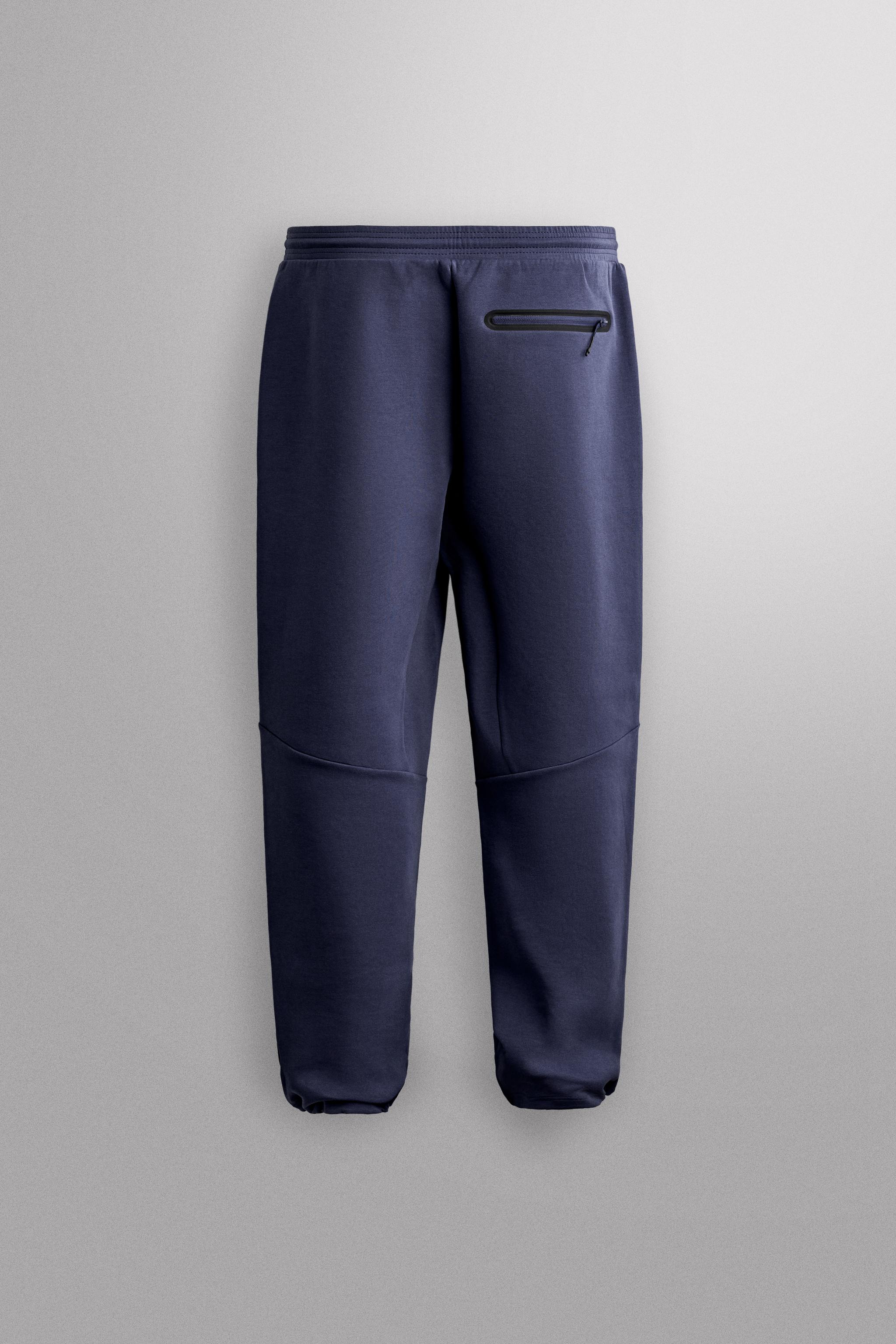 TECHNICAL JOGGER PANTS — Cornflower blue