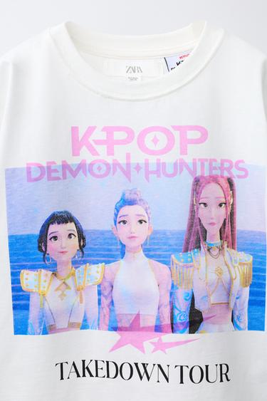 KPOP DEMON HUNTERS™ NETFLIX © PRINT T-SHIRT - White by Zara - Image 2