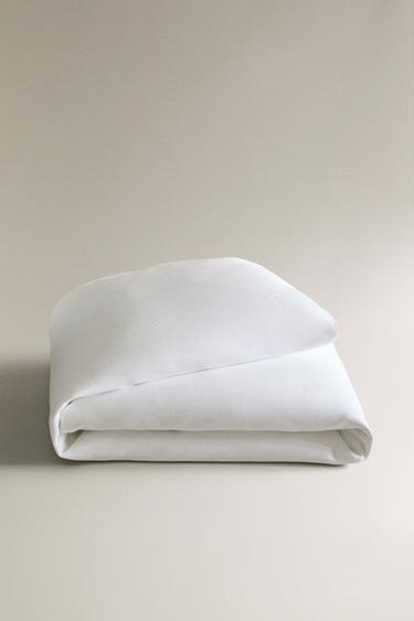 GERUITE BEDSPREI MET SIERRAND - Wit van Zara