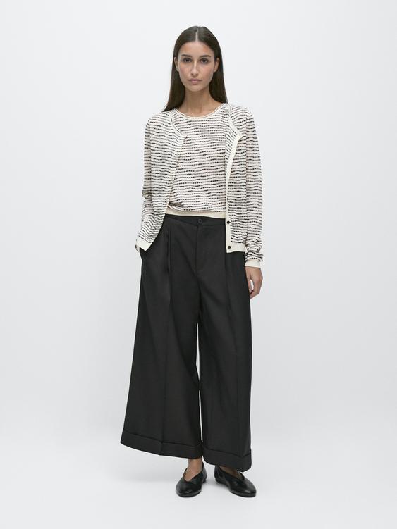 100% cotton knit cardigan