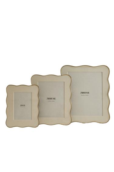 Zara METAL WAVY PICTURE FRAME - Gold