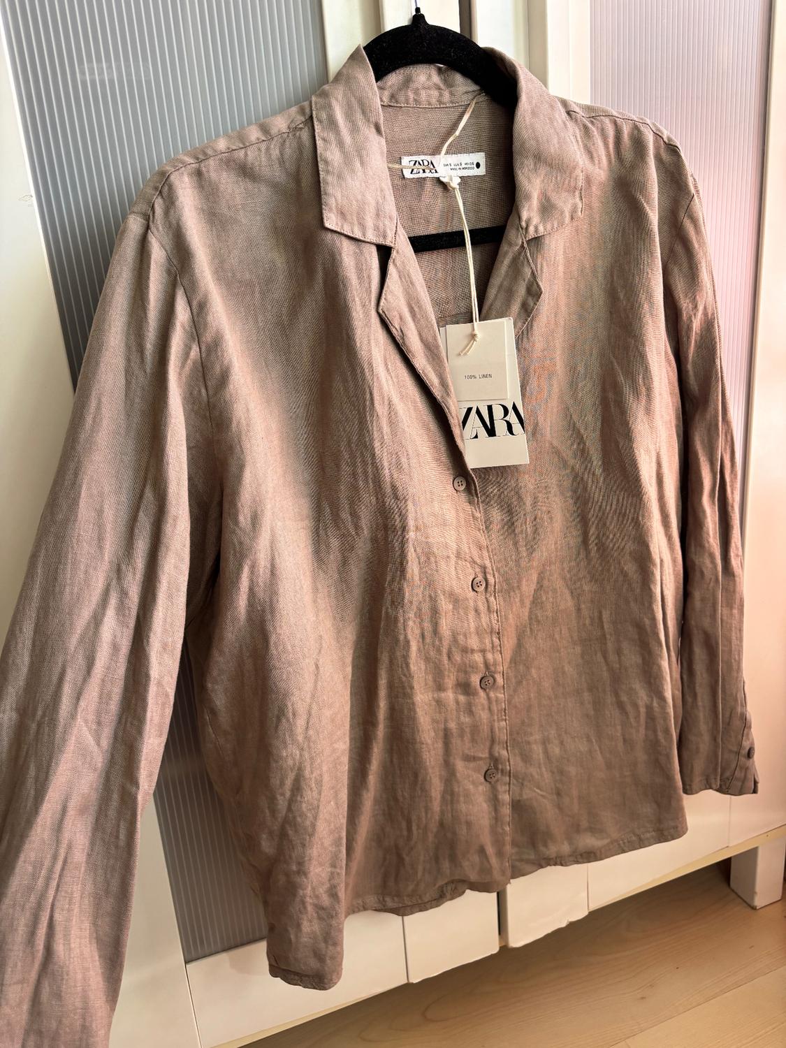 ZW COLLECTION 100% LINEN SHIRT - Image 2