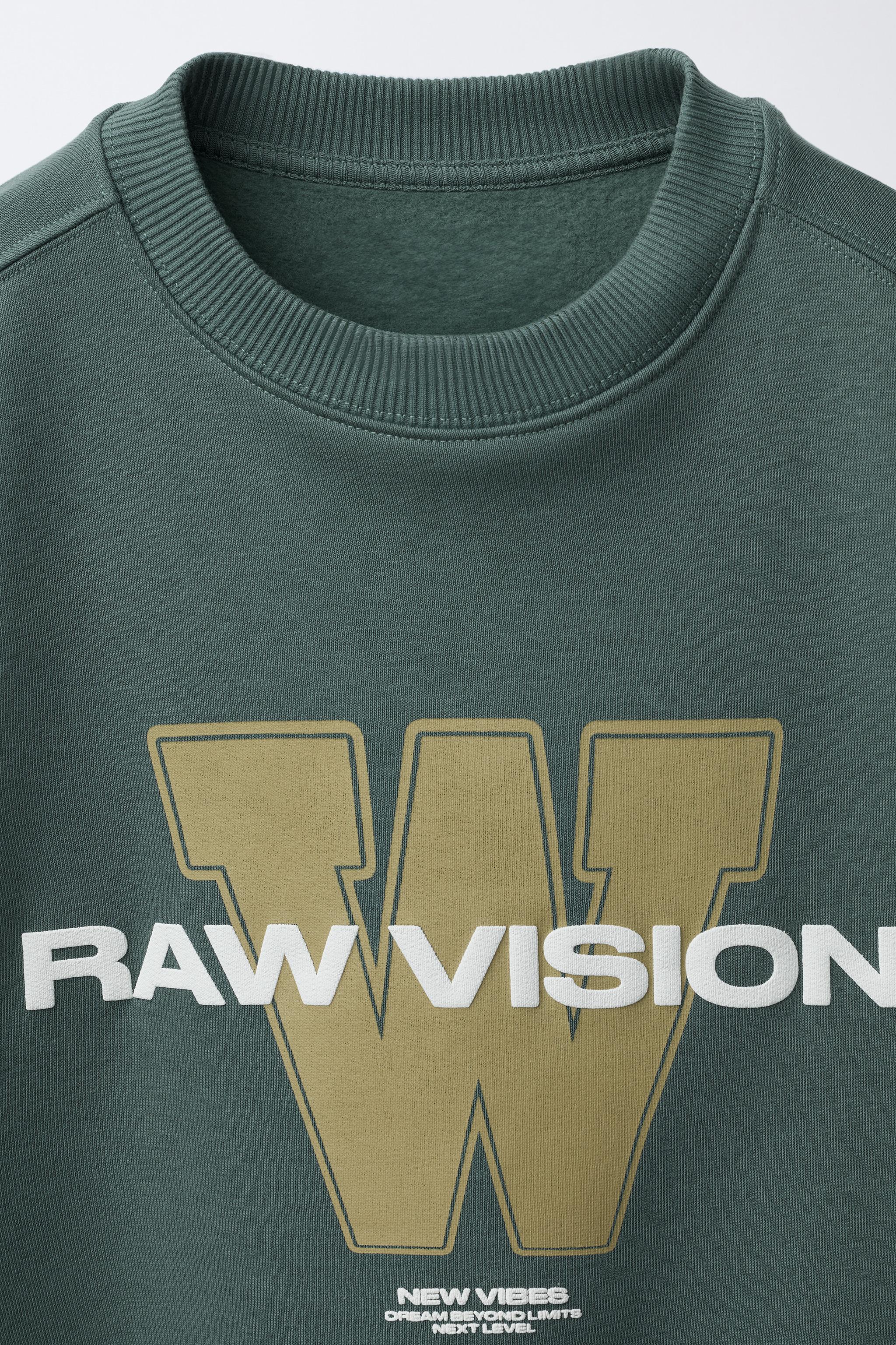 TEXT PRINT SWEATSHIRT