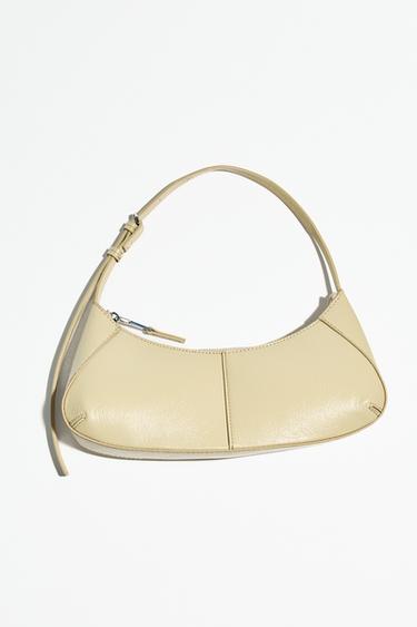 Zara 長形單肩包 - 香草黃