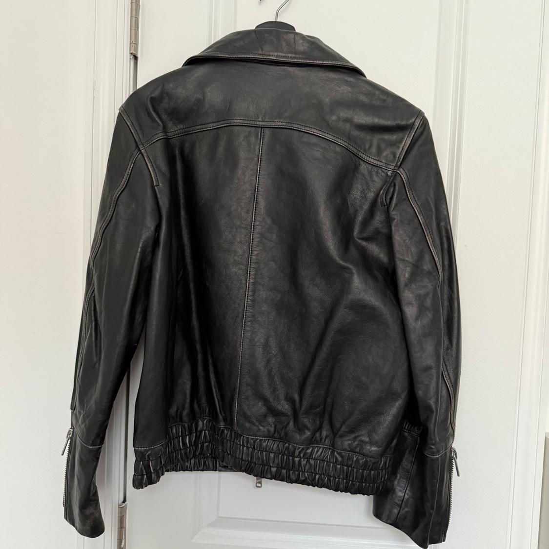 100% LEATHER JACKET ZW COLLECTION - Image 2