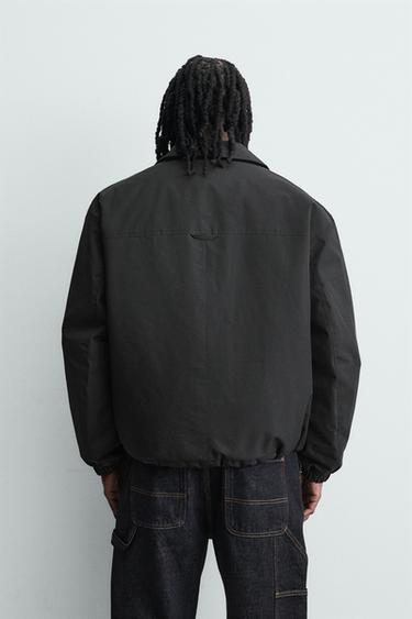 BLOUSON TECHNIQUE MATELASSÉ - Noir de Zara - Image 2