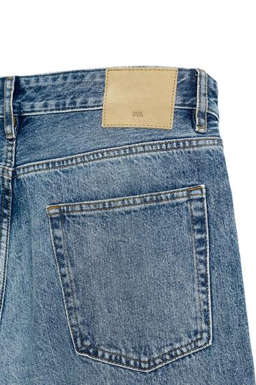 Zara SLIM TAPERED FIT JEANS - Mid-blue