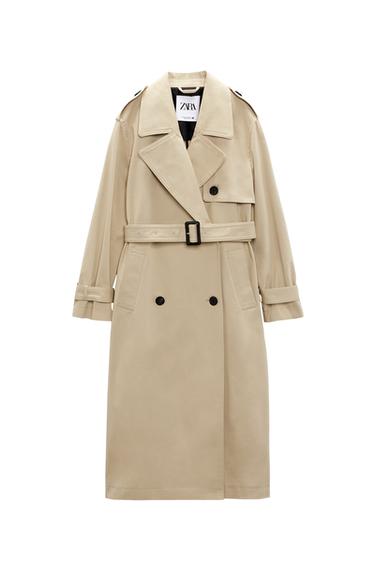 LONG COTTON TRENCH